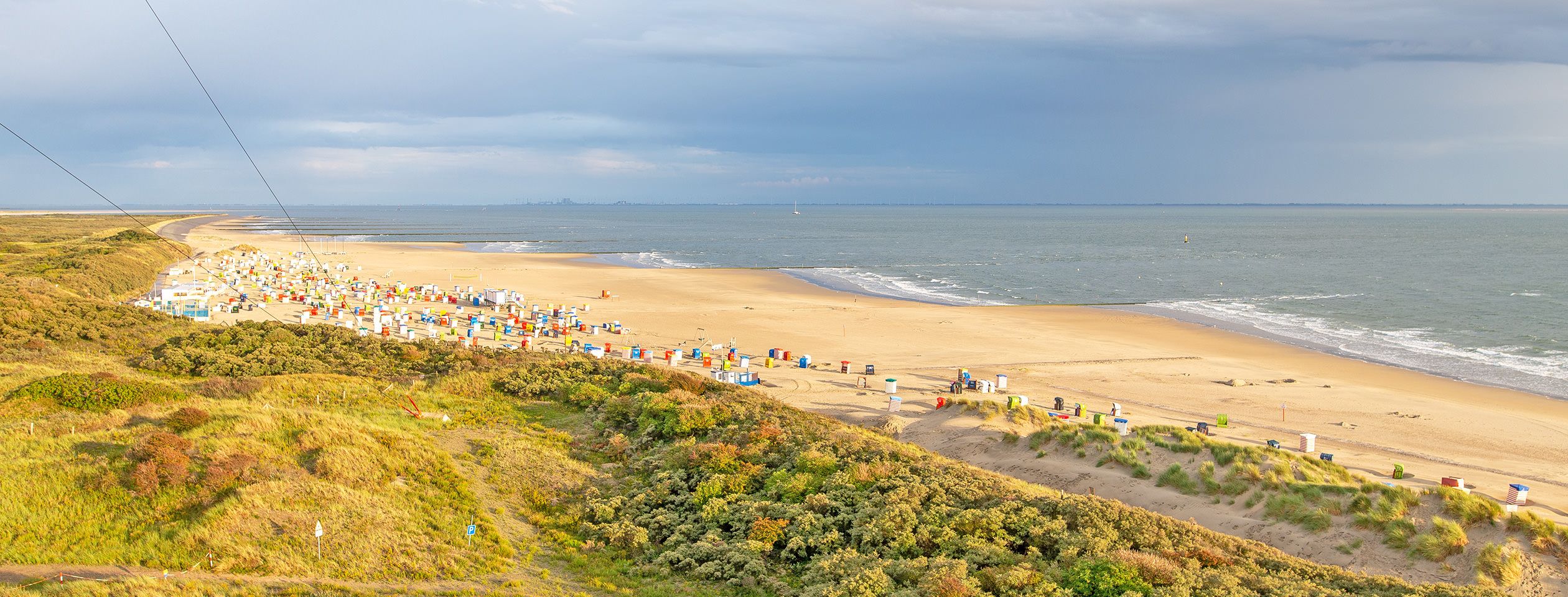 Strandkorbvermietung Borkum Südbad